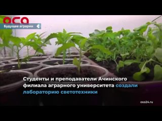 lighting laboratory created at achinsk agrarian university