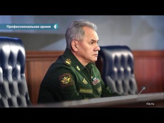 russian defense minister sergei shoigu urged to make the army in the country professional