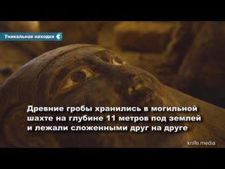 13 wooden sarcophagi found in egypt