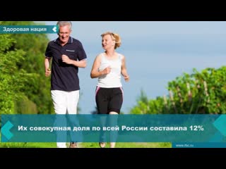 every eighth russian leads a healthy lifestyle