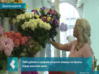 the cost of gifts for march 8 was estimated in achinsk